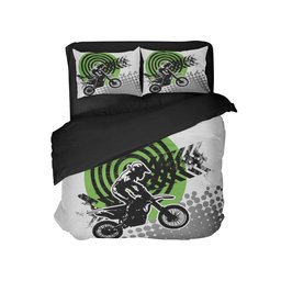 Green Mx Rider Motocross CL11100109MDB Bedding Sets