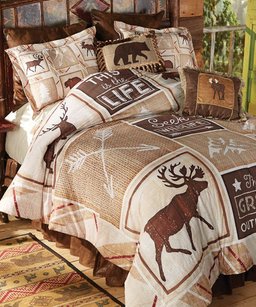 Moose Log Cabin CLT2510049T Bedding Sets