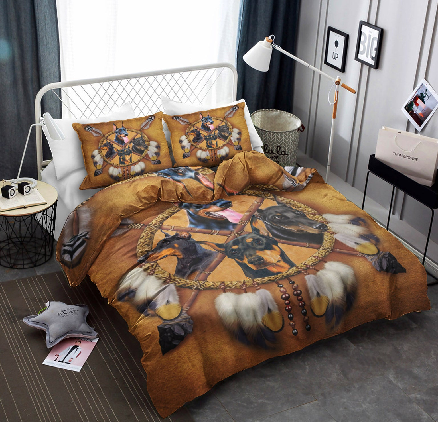 Native American Doberman CLA19100096B Bedding Sets