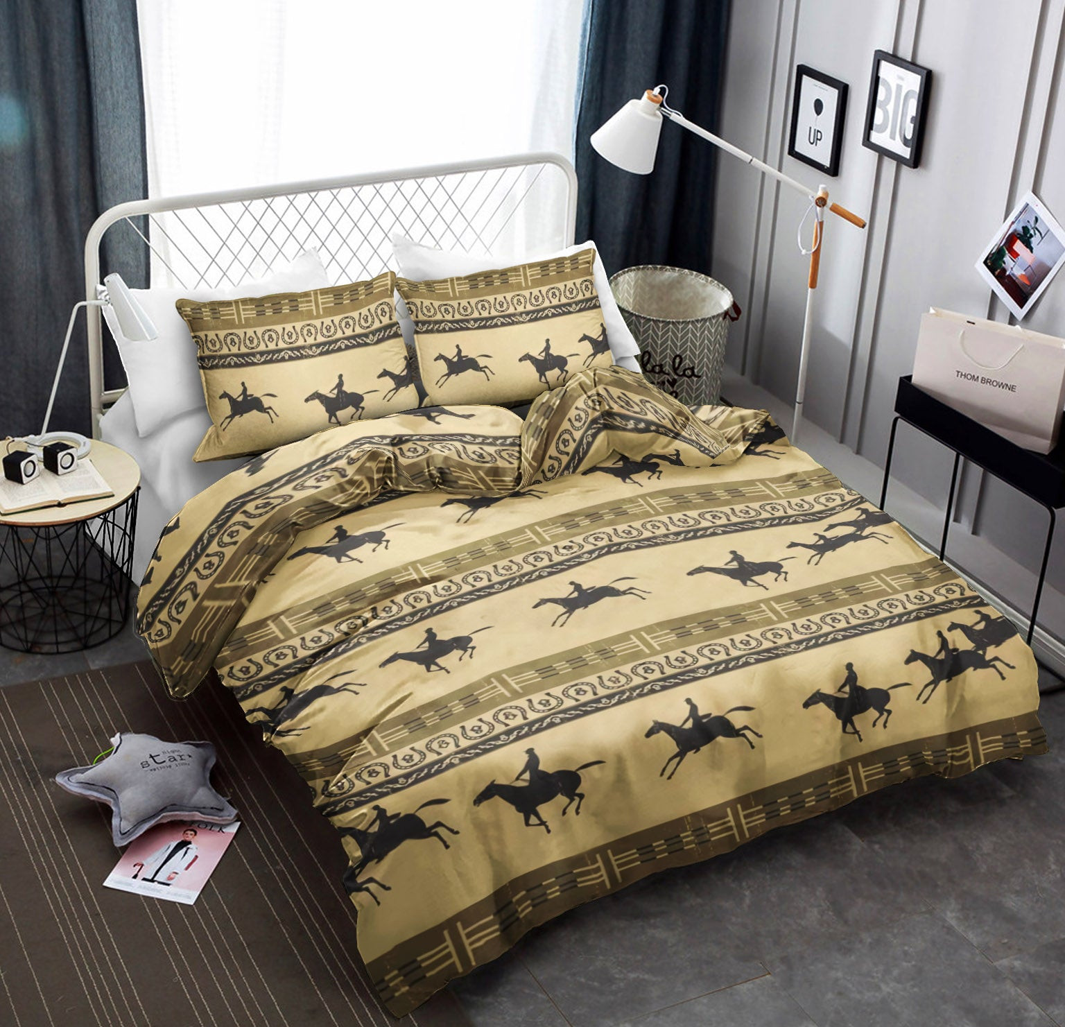 Horse Pattern Prnt CLA19100758B Bedding Sets