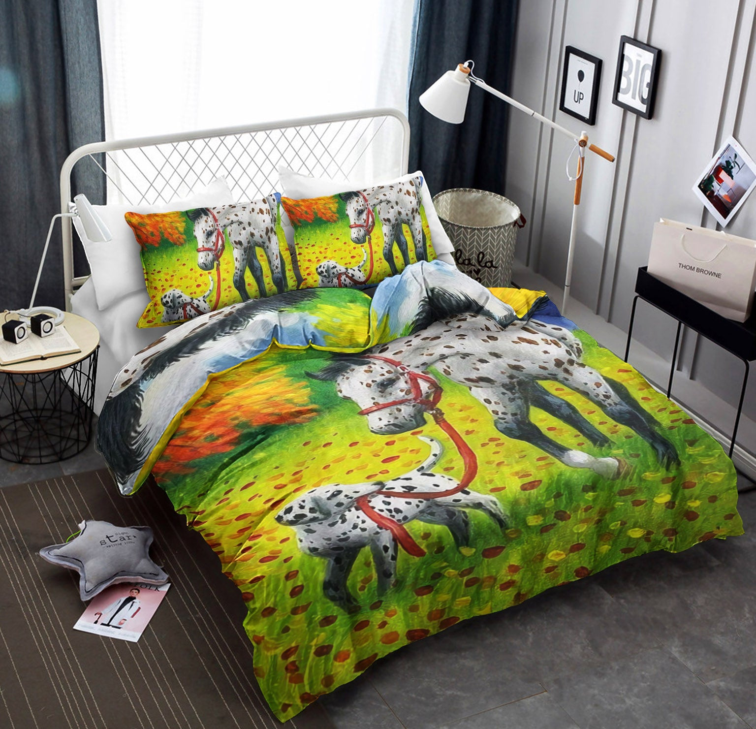 Horse Dog DV161014B Bedding Sets