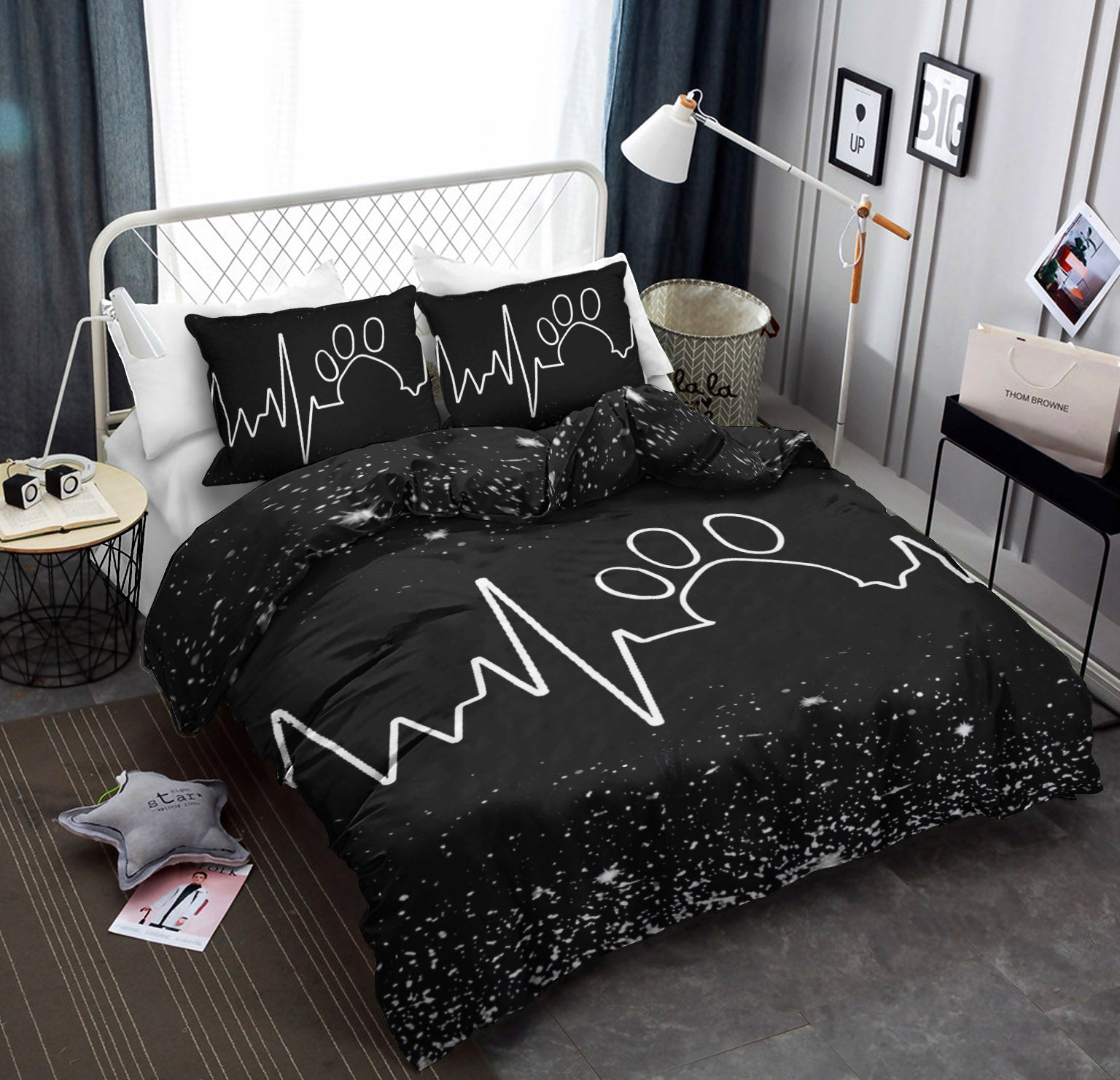 Heart Beat With Paw CLA22100886B Bedding Sets