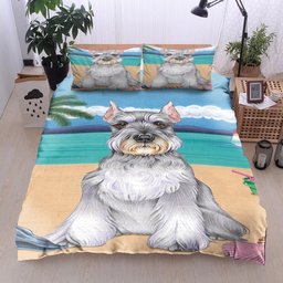 Miniature Schnauzer Beach DV21100190B Bedding Sets