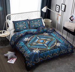 Mandala Blue Design Native American CLA22100386B Bedding Sets
