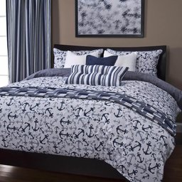 Nautical Anchors Blue CLM2110360B Bedding Sets