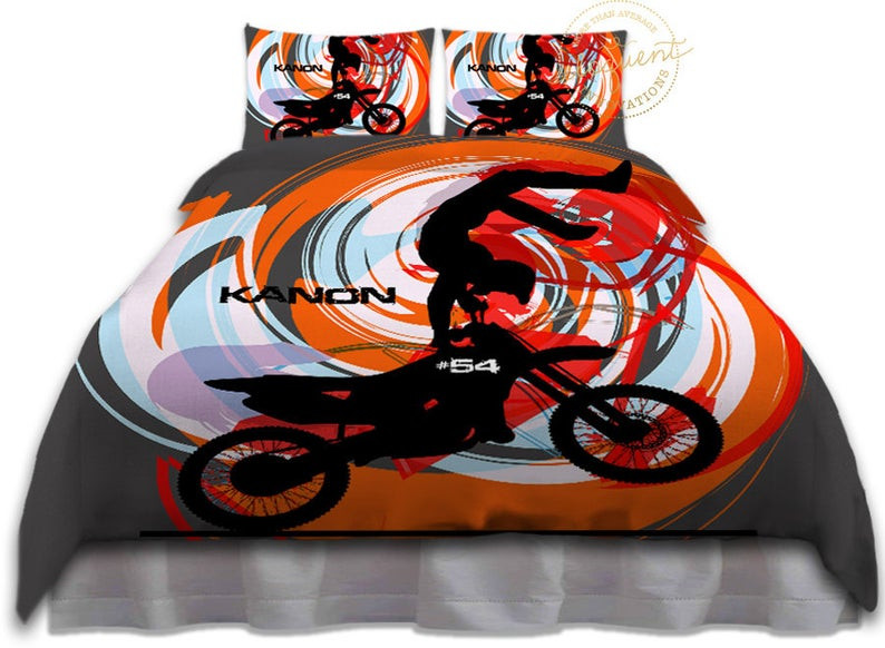 Orange Motocross CLA0210606B Bedding Sets