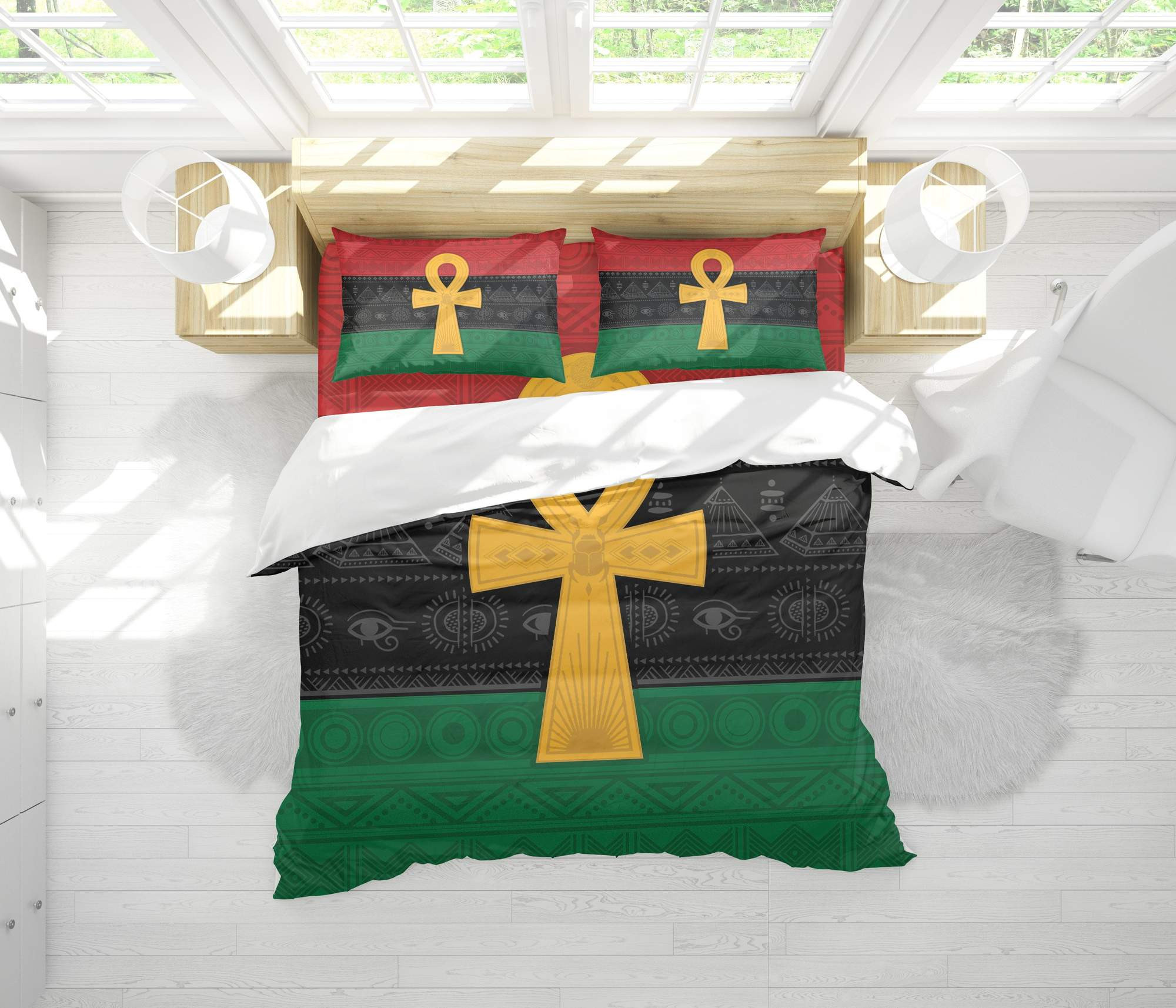 Pan African Ankh CLM0510175B Bedding Sets