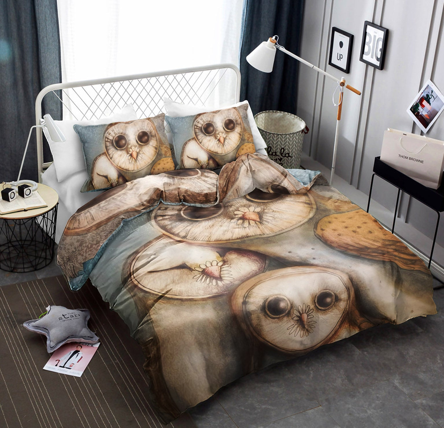 Owl DD260877B Bedding Sets