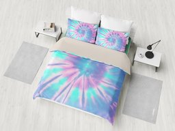 Pink Blue Tie Dye Abstract CLH1010299B Bedding Sets