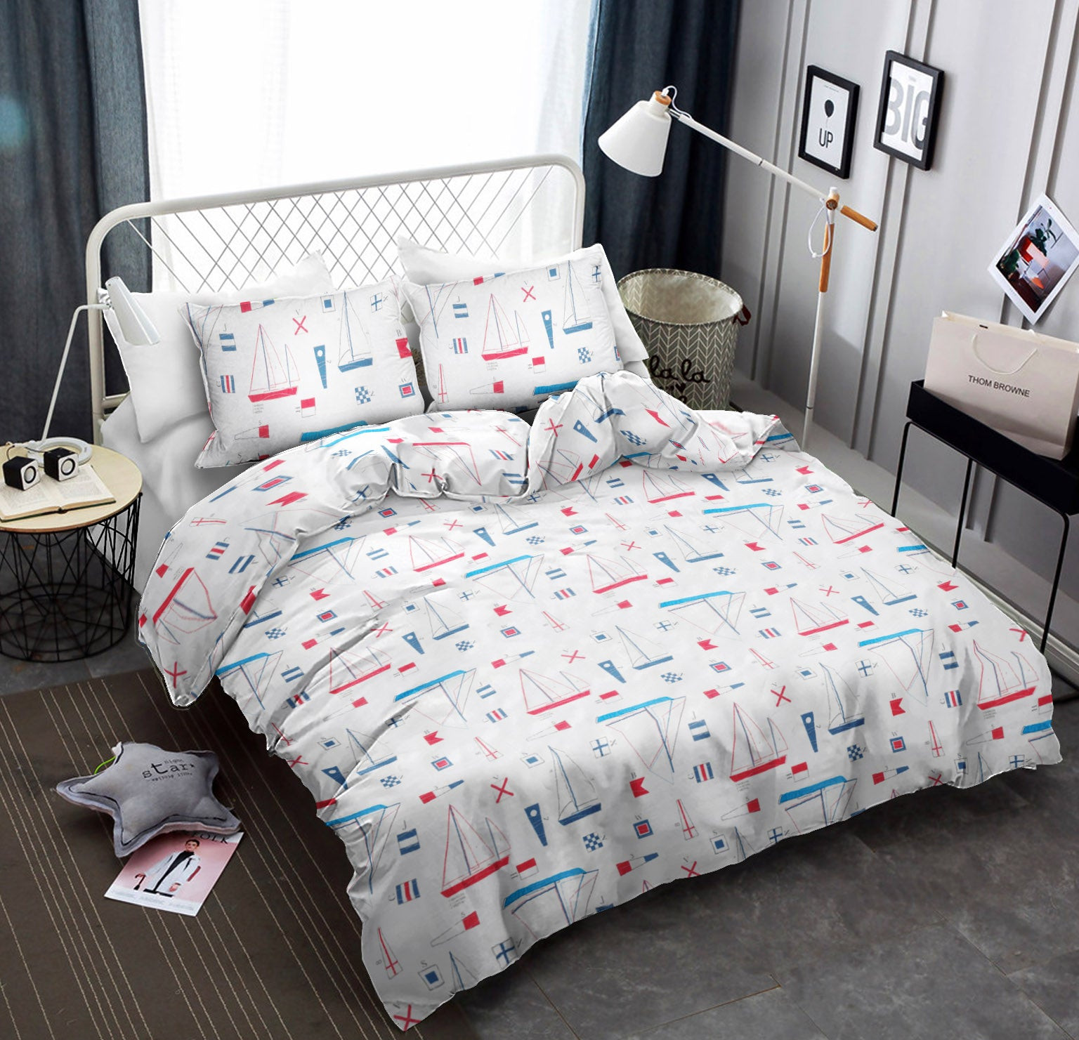 Sailboat Lighthouse CLM1810136B Bedding Sets