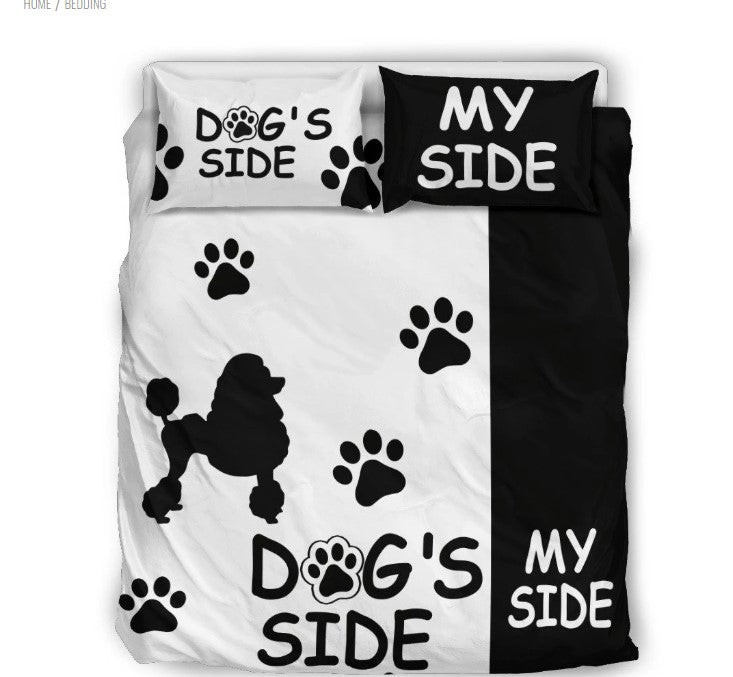 Poodle Dogs Side My Side CL11100202MDB Bedding Sets