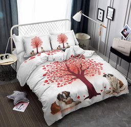 Saint Bernard Heart Tree CLM3010506B Bedding Sets