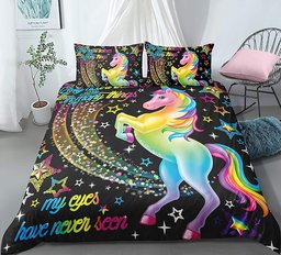 Rainbow Unicorn CLM1810126B Bedding Sets