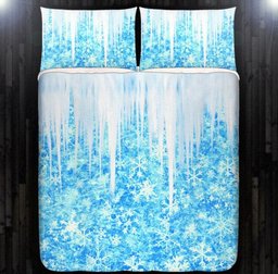 Winter Frozen Icicles Snowflake CLH1010418B Bedding Sets