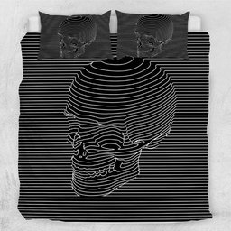 Stripes Skull Gothic CLH1410363B Bedding Sets