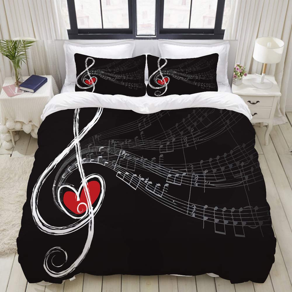 Treble Love And Music Notes CLG1910120B Bedding Sets