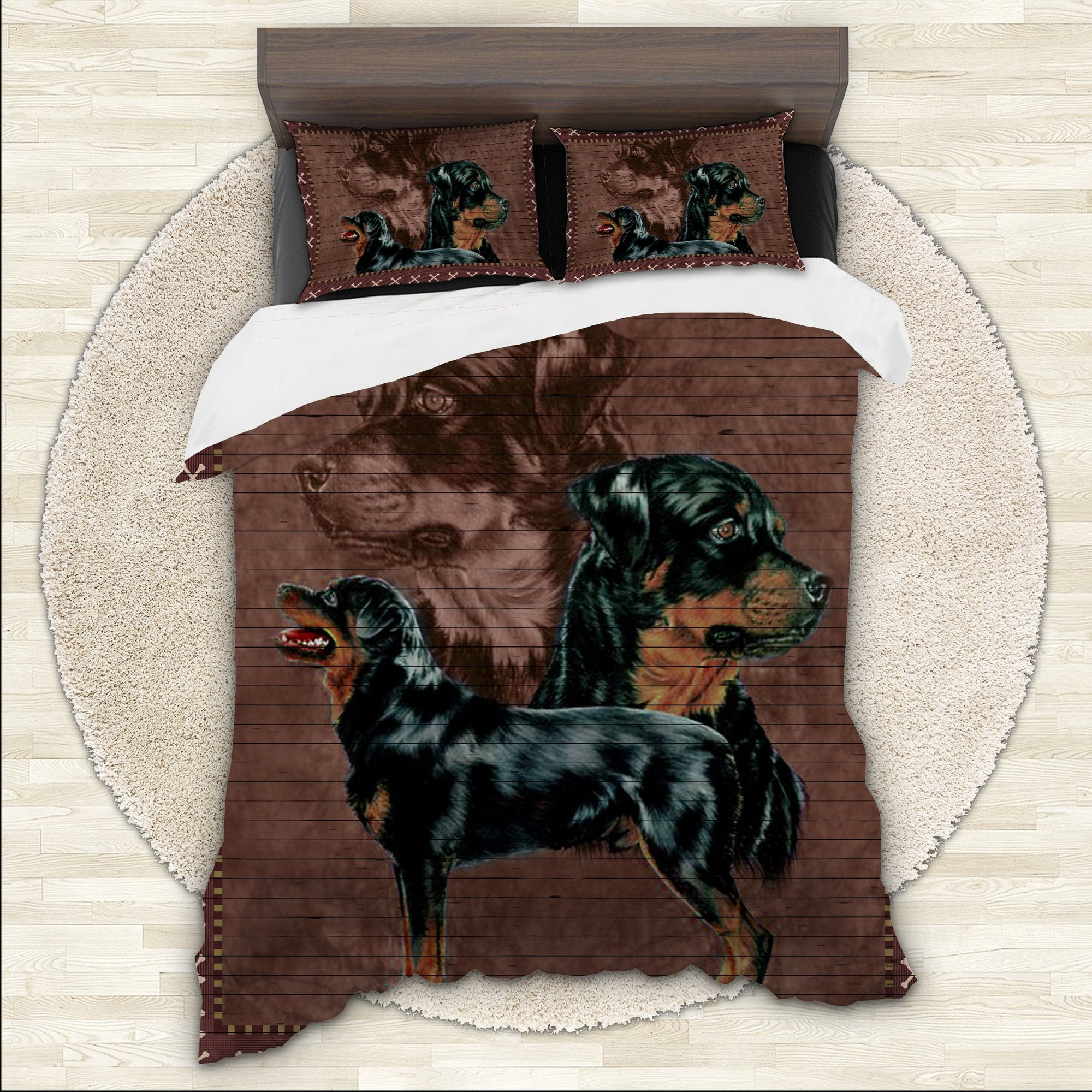 Triple Rottweiler CL09100210MDB Bedding Sets