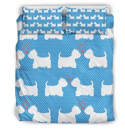 Westie Blue CL11100280MDB Bedding Sets