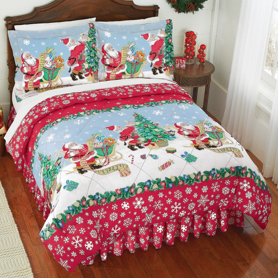 Vintage Santa Christmas CLM2210283B Bedding Sets