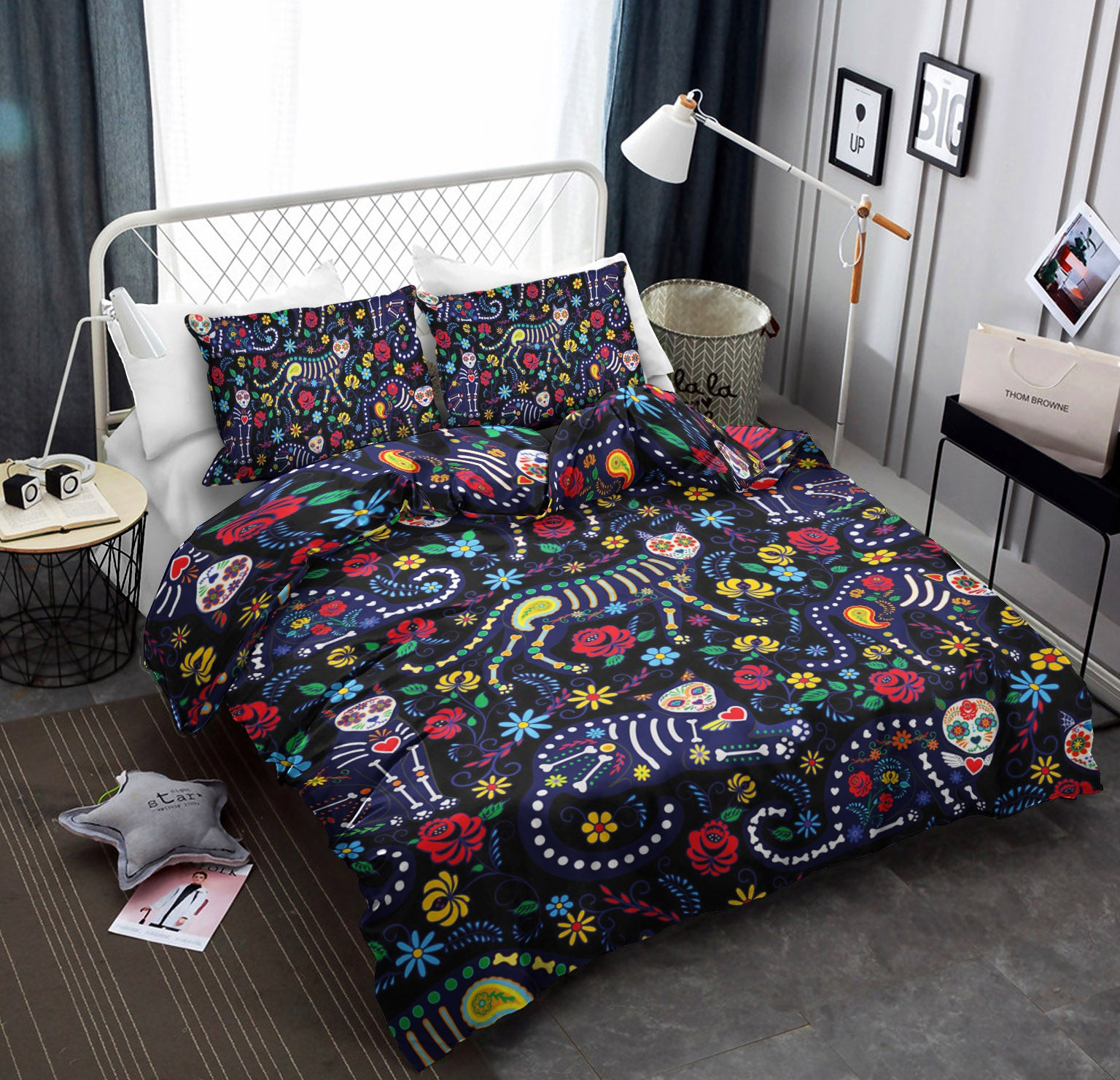 Sugar Skull CLA19100122B Bedding Sets