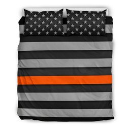 Thin Orange Line CL16100718MDB Bedding Sets