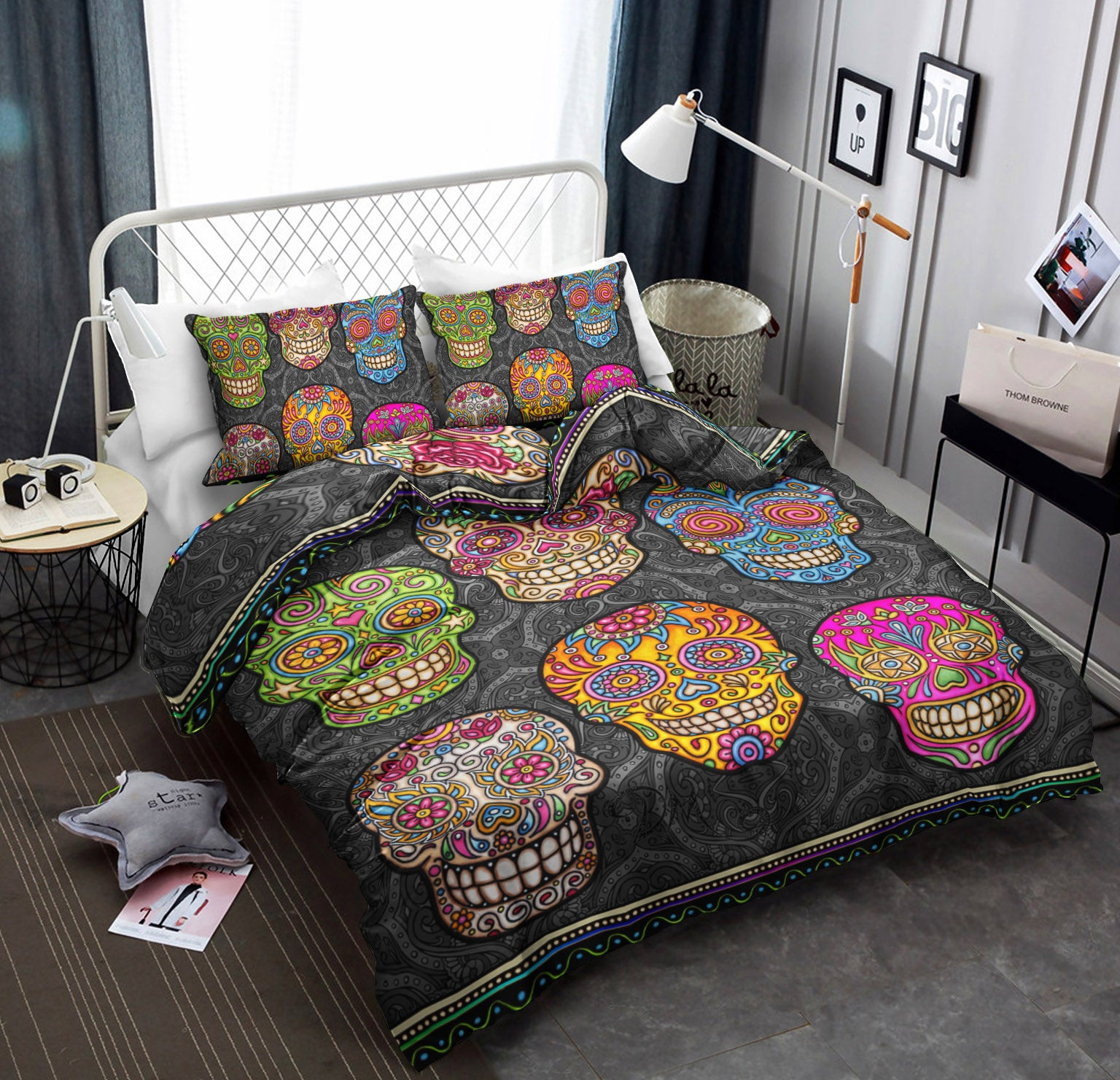 Sugar Skull QN3200848T Bedding Sets