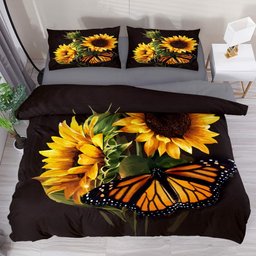 Sunflower And Butterfly CLG1010086B Bedding Sets