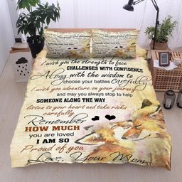 Wolf To My Daughter Love Mom CL18110947MDB Bedding Sets