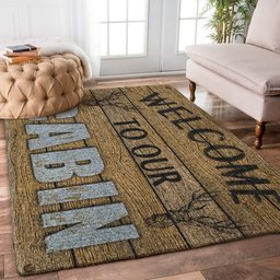 Welcome To Our Cabin VD0611204R Rug