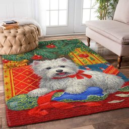 West Highland White Terrier Christmas HM1409132M Rug