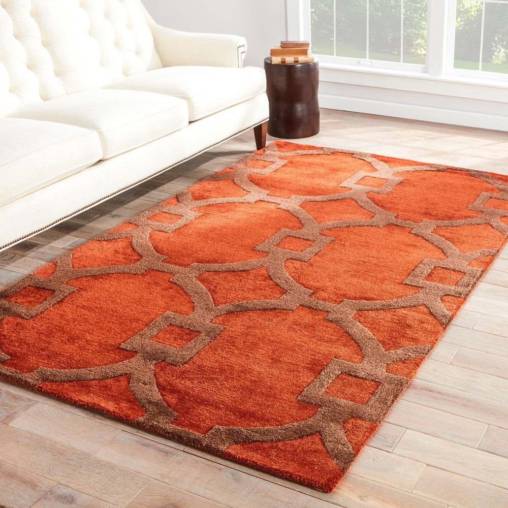 Trellis Red CLM121083M Rug
