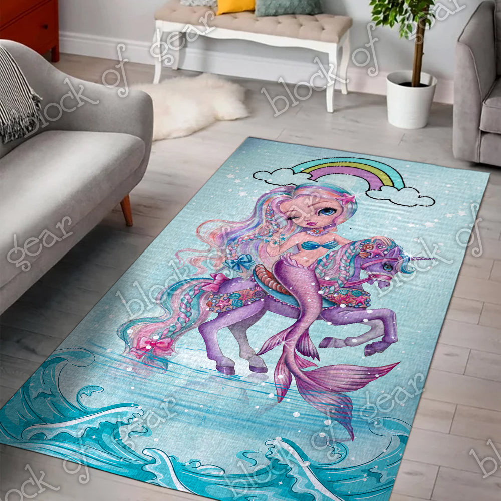 Unicorn And Mermaid CL1909135MDR Rug