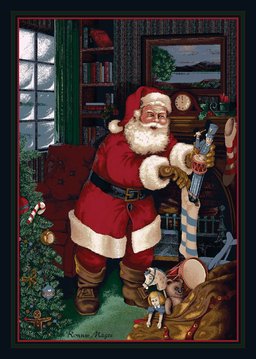 Santas Visit CLM0310214M Rug