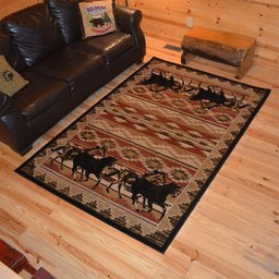 Running Horses CLG1910108R Rug