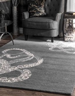 Midnight Octopus Tail CLT0810088A Rug