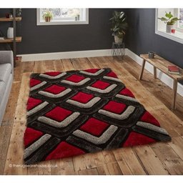 Oscar Black Red CLA2410376R Rug