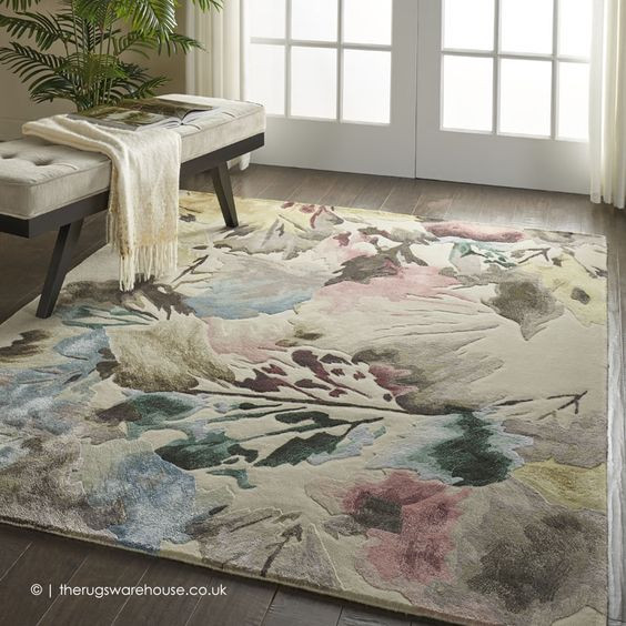 Prismatic Abstract Floral CLT0810137A Rug