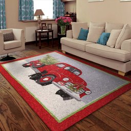 Red Truck Christmas HM0211017R Rug