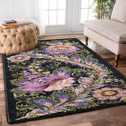 Purple Flower DD0810189R Rug