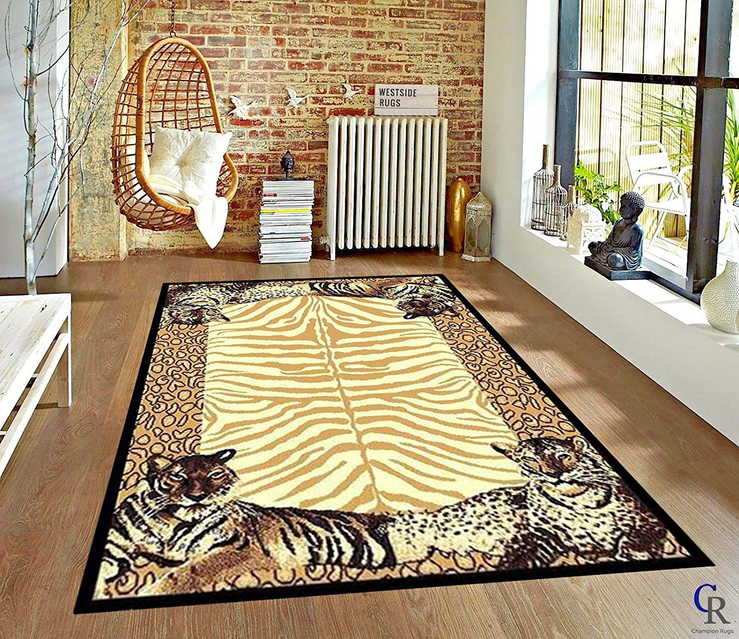 Leopard And Tiger CLG2210092R Rug