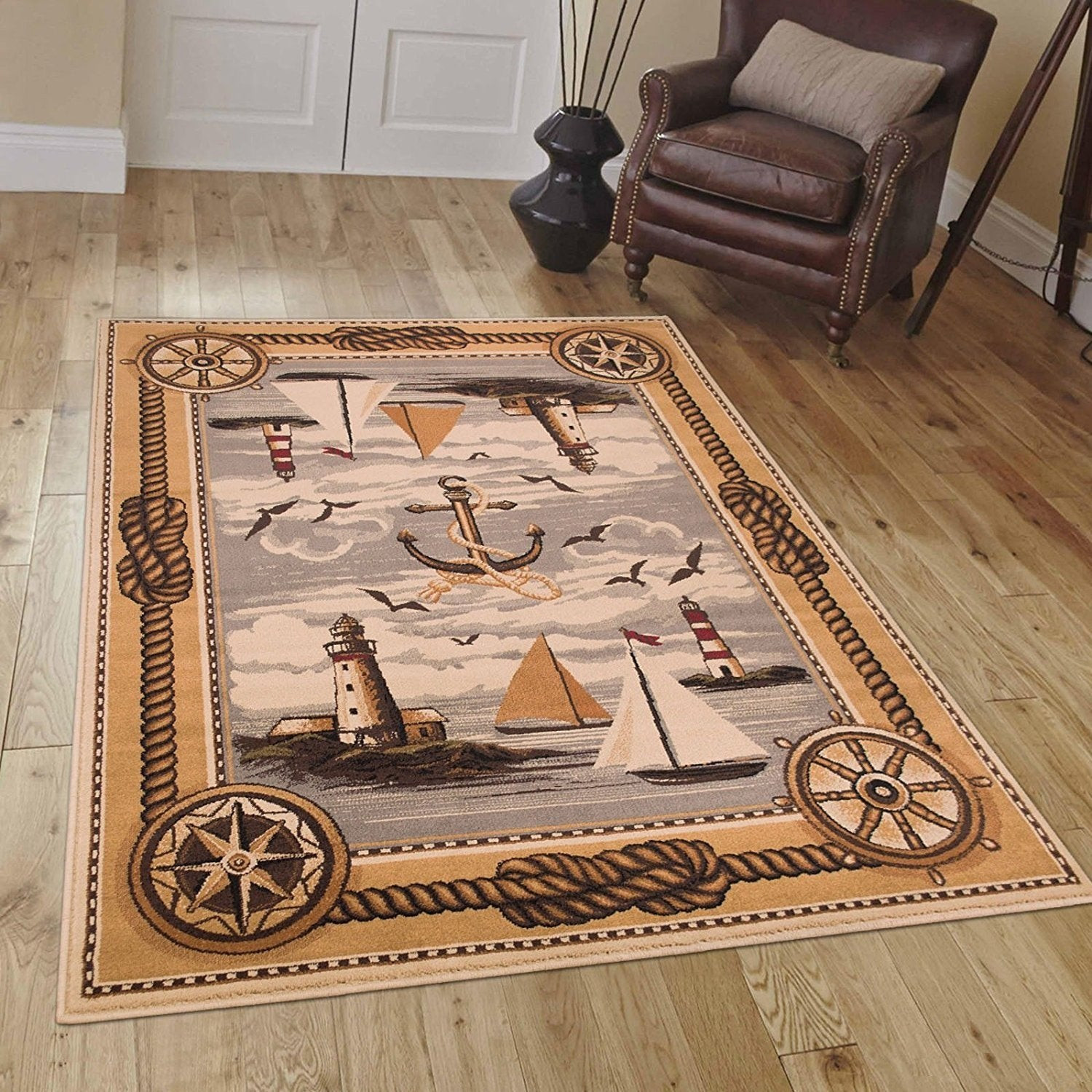 Nautical Lighthouse CLM190954M Rug