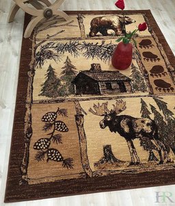 Moose Bear CLM3009104M Rug
