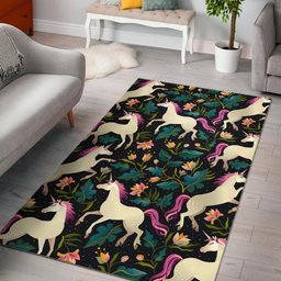 Night Floral Unicorn CL17100421MDR Rug