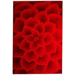 Rose Tufted Red CLA1110263R Rug