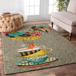 Rooster And Tea Cups HN0710171R Rug