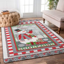 Snowman Christmas HN1210110R Rug