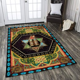 Jewish Star Of David CL170990MDR Rug