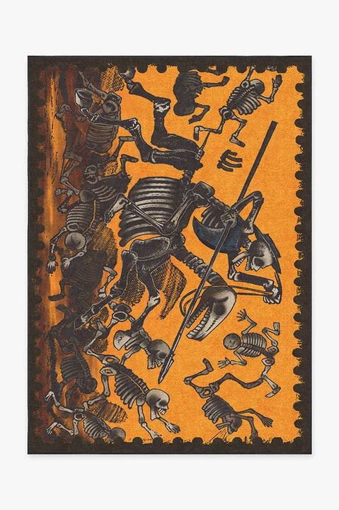Jose Posada Calavera Don Quijote CLM0510138M Rug