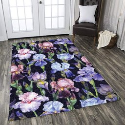 Iris Pattern Print Design CLA1910481R Rug
