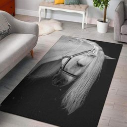 Horse White CL05100028MDR Rug